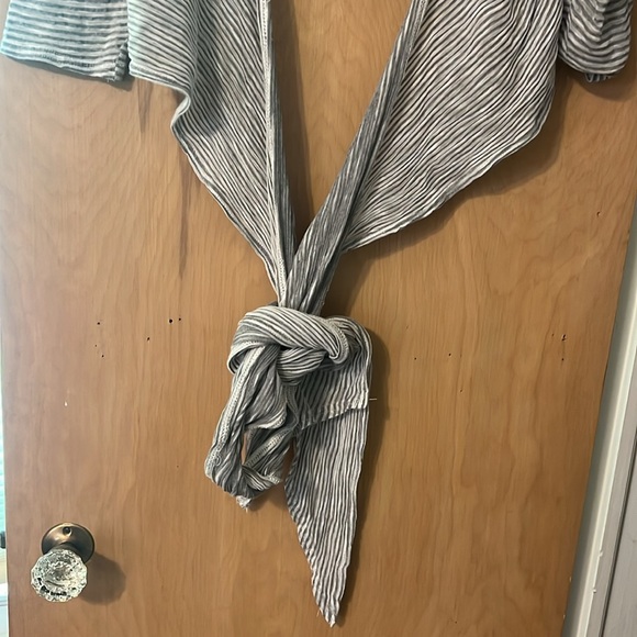 Free People Movement Striped Wrap Shrug - Picture 2 of 3